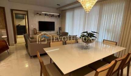 Apartamento 3 Suítes Mobiliado Setor Bueno, Varanda com Churrasqueira a carvão