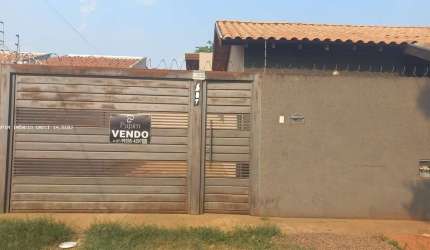 Casa para Venda em Campo Grande, Centro Oeste, 2 dormitórios, 1 banheiro, 2 vagas