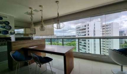 LE PARC ALUGUEL / MOBILIADO /3 SUÍTES + CLOSET + GABINETE
