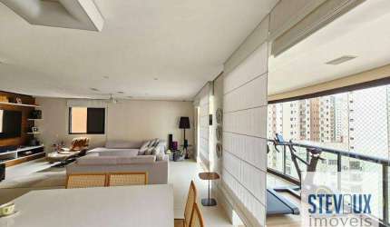 Apartamento com 3 dormitórios à venda, 161 m² por R$ 3.400.000,00 - Moema - São Paulo/SP