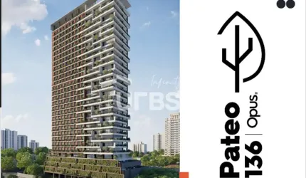 SALA OPUS PATEO 136 - 25 ANDAR - 39,87 m2