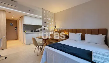 BLEND SMART STYLE - FLAT   Oportunidade de flat mobiliado, equipado e decorado, disponível para venda no Blend Smart Style, no Setor Marista.