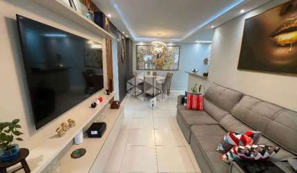 RARIDADE!!! APTO. SEMI-MOBILIADO, 03 DORMS. (02 SUITES), SACADA GOURMET, 100 MTS DA PRAIA, VL TUPI, PRAIA GRANDE SP.
