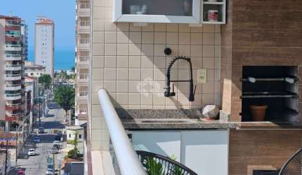 APARTAMENTO NA PRAIA!!! 03 DORMS. (01 SUITE) 02 VAGAS. AMPLO LAZER. VL GUILHERMINA, PRAIA GRANDE SP.