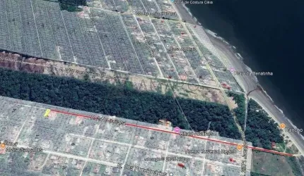 EXCELENTE TERRENO LIMPO E ATERRADO NO BALNEÁRIO ALVORADA EM ITAPOÁ, MENOS DE MIL METROS DO MAR