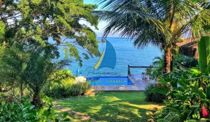 CASA EM COSTEIRA EM ILHABELA - VISTA PANORÂMICA PARA O MAR