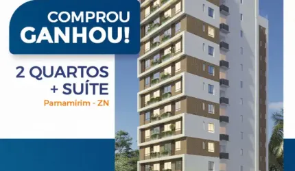 Apartamento com 2 quartos Edifício Parc Raquel Residence