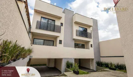 Sobrados em condomínio fechado com 3 dormitórios à venda, 153 m² por R$ 800.000 - Xaxim - Curitiba/PR