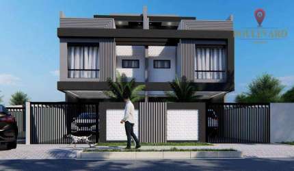 Sobrado Triplex de frente para rua em condomínio com 3 dormitórios à venda, 139 m² por R$ 980.000 - Jardim das Américas - Curitiba/PR