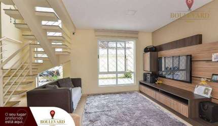 Sobrado semi-mobiliado de frente para a rua com 3 dormitórios à venda, 222 m² por R$ 1.099.000 - Guabirotuba - Curitiba/PR
