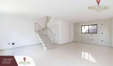 Sobrado novo, interno com 3 dormitórios à venda, 91 m² por R$ 530.000 - Santa Cândida - Curitiba/PR