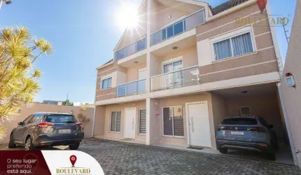 Sobrado no  Residencial Saballa,  com 4 dormitórios à venda, 178 m² por R$ 799.000 - Boa Vista - Curitiba/PR