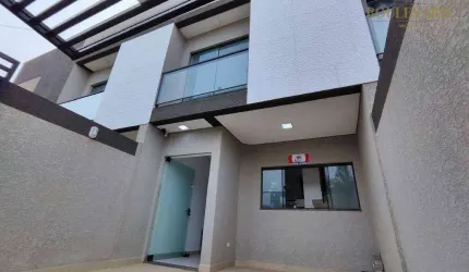 Sobrado novo, próximo ao mar com 2 dormitórios à venda, 65 m² por R$ 570.000 - Balneário Rivieiras - Matinhos/PR
