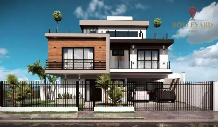 Casa de esquina no Residencial Villafranca Di Verona, com 4 dormitórios à venda, 201 m² por R$ 1.450.000 - Boa Vista - Curitiba/PR