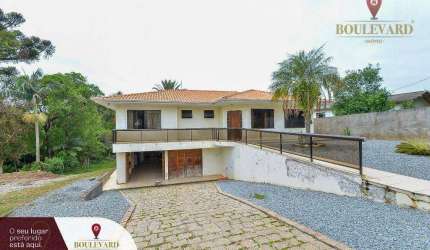 Casa com área verde e 3 dormitórios à venda, 170 m² por R$ 2.499.000 - Embu - Colombo/PR