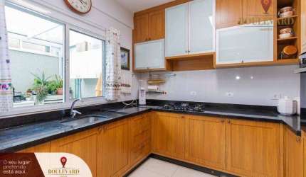 Sobrado em condomínio fechado com 3 dormitórios à venda, 205 m² por R$ 1.380.000 - Portão - Curitiba/PR