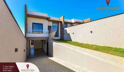 Sobrados novos com 3 dormitórios à venda, 127 m² por R$ 630.000 - São Marcos - São José dos Pinhais/PR