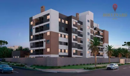 Apartamento Garden novo com 2 dormitórios à venda, 48 m² por R$ 444.000 - Novo Mundo - Curitiba/PR
