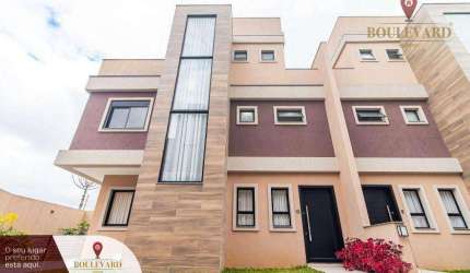 Sobrado em condomínio fechado com 3 dormitórios à venda, 122 m² por R$ 865.000 - Uberaba - Curitiba/PR