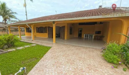 Casa térrea, lado mar, com 5 dormitórios à venda, 225 m² por R$ 650.000 - Praia de Leste - Pontal do Paraná/PR