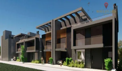 Sobrados novos, com 3 dormitórios à venda, 150 m² por R$ 870.000 - Jardim das Américas - Curitiba/PR