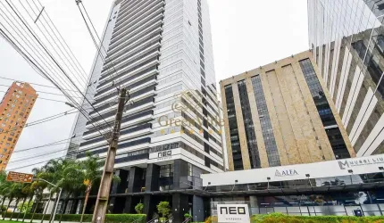 Centro Cívico, Conjunto Comercial no Neo Business, 12 andar, 34 metros privativos, semi mobiliada e