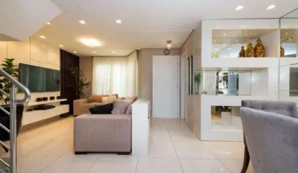 Jardim das Américas, sobrado mobiliado em condomínio, 200m², 4 quartos, 2 suítes, à venda, Curitiba