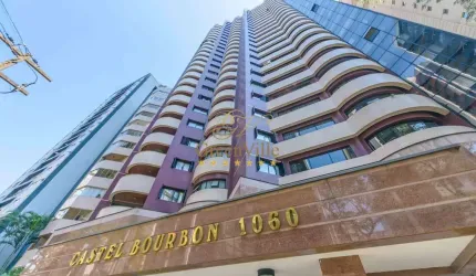 Batel, Andar, Andar Alto, Ed.Castel Bourbon, desocupado 1 por andar, 433 metros privativos, 5 quart