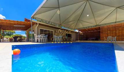 Quatro Barras - Chácara 25.000m², Vista Serra do Mar, Piscina Aquecida, 35 km Terminal do Cabral/ C