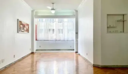 CATETE - Confortável apto de 123 m², com 3 quartos e vaga escriturada