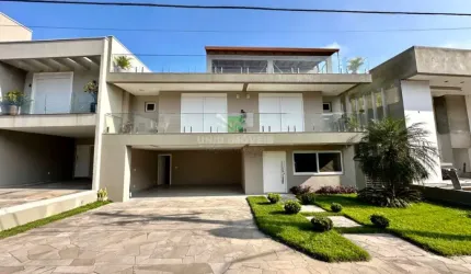 Casa de luxo em condomínio no residencial Lagos de Nova Ipanema, Hipica, Porto Alegre-RS: 4 quartos, 4 suítes, 2 salas, 6 banheiros, 4 vagas, 312m².