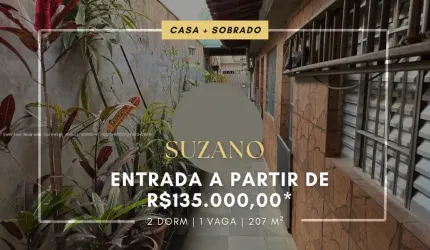 CASA PARA VENDA EM SUZANO 135.000,00 DE ENTRADA- VILA AMORIM