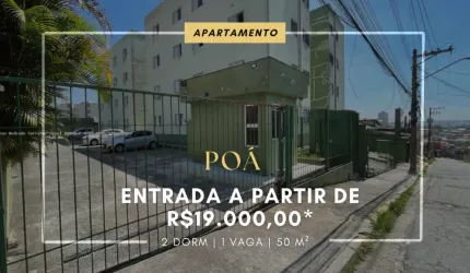 APARTAMENTO A VENDA EM POÁ 19.000,00 DE ENTRADA- SÃO PAULO