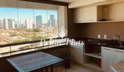 Flat para locação no Gran Estanconfor Veranda Berrini no Brooklin, com 60m², 2 dormitórios e 1 vaga de garagem