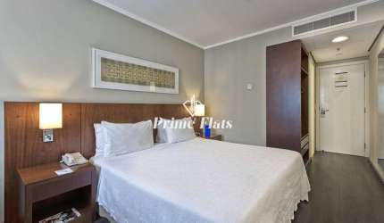 Flat disponível para venda no TRYP São Paulo Nações Unidas Hotel, com 22m², 1 dormitório e 1 vaga