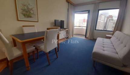 Flat disponível para locação no Travel Inn Conde Luciano em Santa Cecilia, com 42m², 1 dormitório e 1 vaga