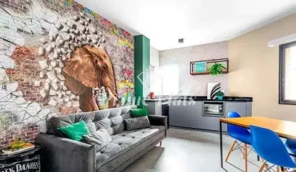Flat disponível para venda no Hampton Park no bairro Jardins, com 29,80m², 1 dormitório e 1 vaga de garagem