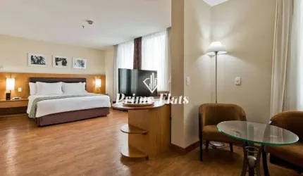 Flat disponível para venda no Meliá Paulista, com 27m², 1 dormitório e 1 vaga de garagem