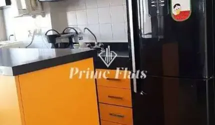 Flat disponível para venda no Quality Suites Long Stay Vila Olímpia, com 52m², 1 dormitório e 1 vaga