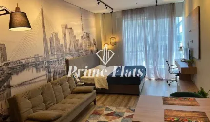 Flat disponível para locação no Wyndham Garden Convention Nortel, com 33m², 1 dormitório e 1 vaga de garagem