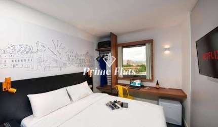 Flat disponível para venda B&amp;B Hotel São Paulo Luz, com 13,75m², 1 dormitório e 1 vaga