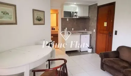 Flat disponível para venda no Morumbi Residence, com 34m², 1 dormitório e 1 vaga