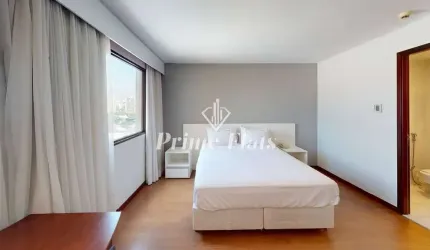 Flat disponível para locação no Wyndham Ibirapuera, com 27m², 1 dormitório e 1 vaga