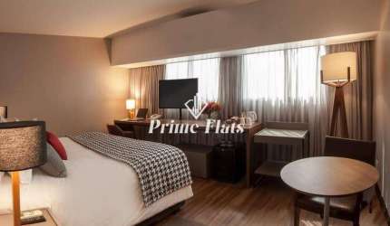 Flat disponível para venda Wyndham São Paulo Berrini, com 29m², 1 dormitório e 1 vaga de garagem