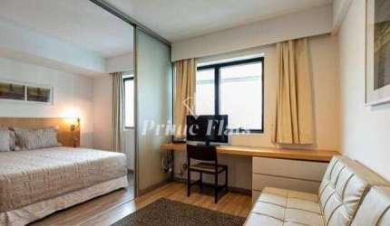 Flat disponível para venda no Meliá Ibirapuera, com 27m², 1 dormitório e 1 vaga