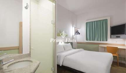 Flat disponível para venda no Ibis Budget São Bernardo do Campo, com 12m², 1 dormitório e 1 vaga de garagem