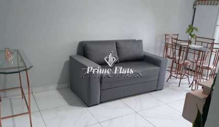 Flat disponível para venda no Edifício São Paulo Suíte Service na Bela Vista, com 36m², 1 dormitório e 1 vaga