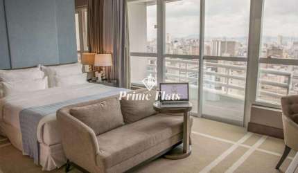 Flat disponível para venda Hotel Cadoro São Paulo na Consolação, com 27m², 1 dormitório e 1 vaga