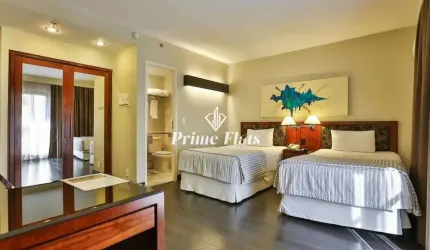 Flat disponível para venda DoubleTree by Hilton Sao Paulo Itaim, com 1 dormitório e 1 vaga de garagem