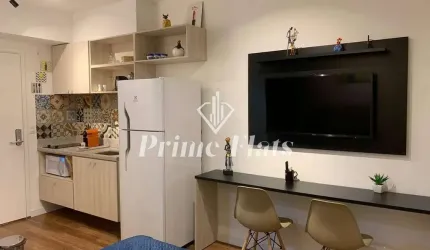 Flat disponível para venda no Condomínio Downtown Luz, com 22m², 1 dormitório e 1 vaga